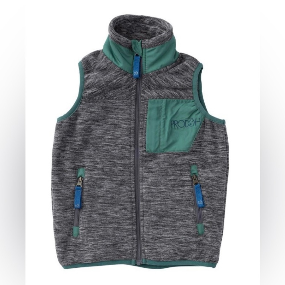 NWT Prodoh Fleece Colorblock Vest 18m
